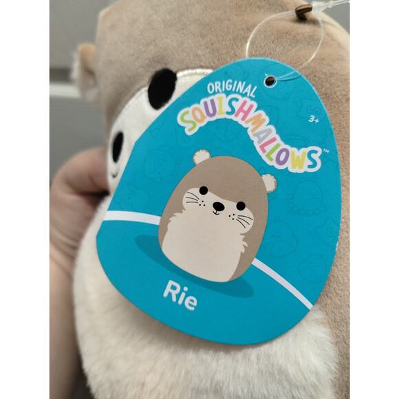 NWT Squishmallows Rie the Brown Sea Otter 8 inch Kellytoy Stuffed Animal Plush - Picture 4 of 9